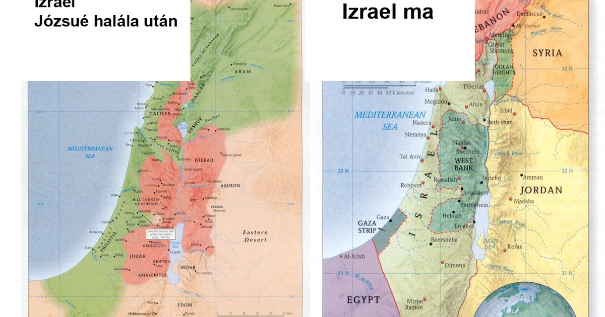 Izrael területi növekedése