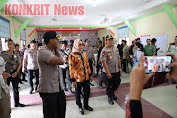 Bupati Tulangbawang Pantau Langsung Pilkakam Serentak Bersama Wakapolda Lampung