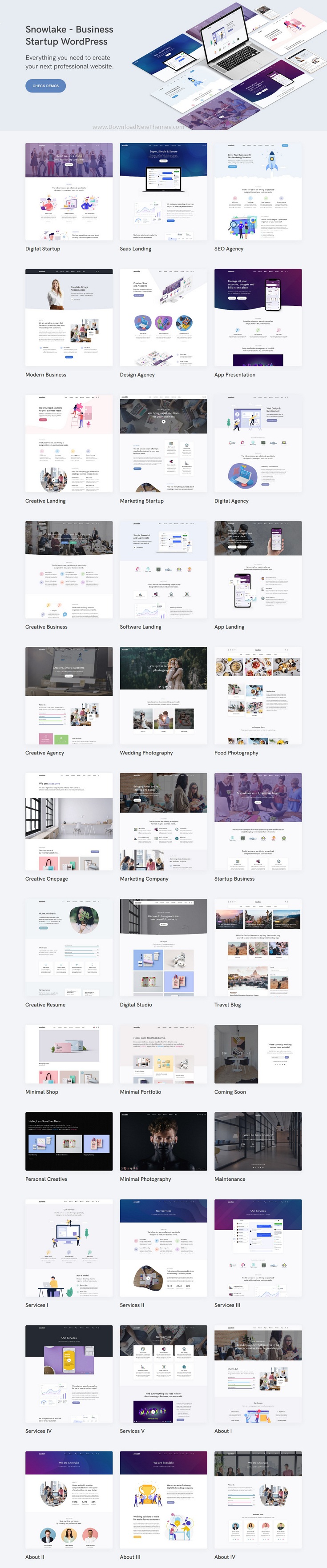 Creative Business & Startup WordPress Theme