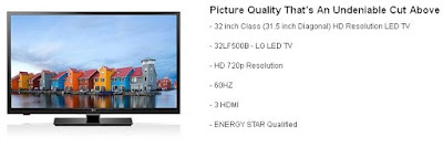 LG Electronics 32LF500B 32-inch 720p LED TV 2015 Model review comparison