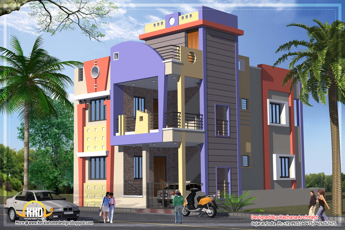 For More Information about this House, Contact (Home design Gujarat)