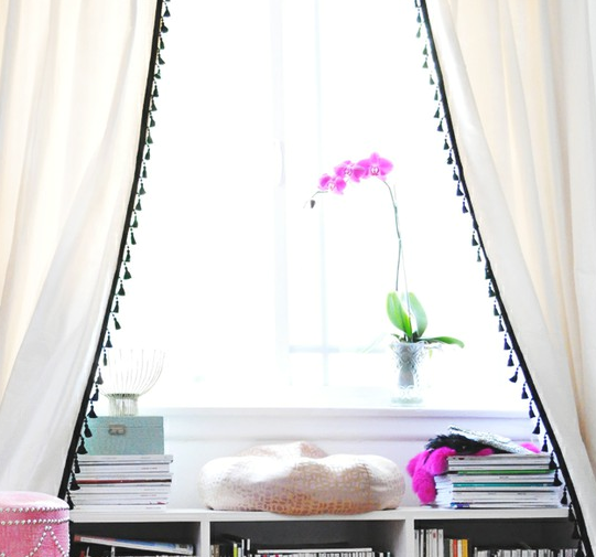 Modern Bay Window Curtains 