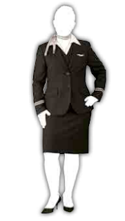 United Airlines Flight Attendant Uniform Female Domestic Look #2