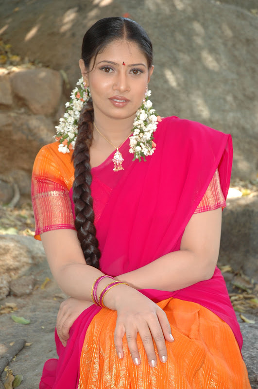 Tollywood Actress Sanghavi Half Saree Photos hot photos