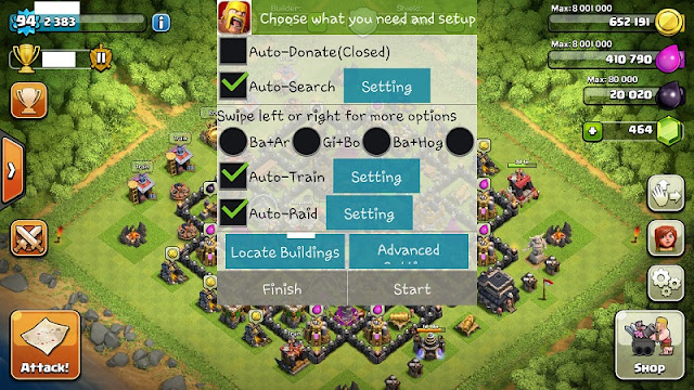 BOT Clash of Clans Auto All Android