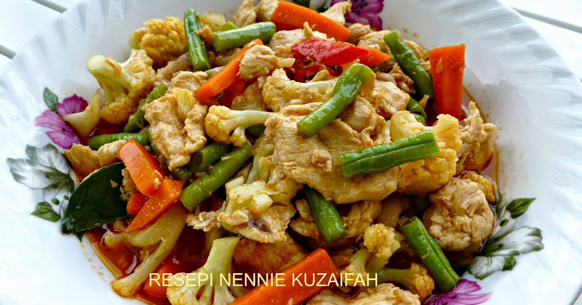 RESEPI NENNIE KHUZAIFAH: Lauk hari ni - paprik ayam