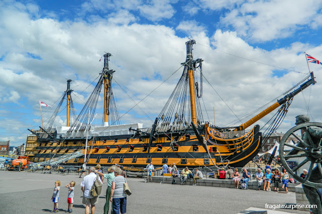 HMS Victory, navio do Almirante Nelson na Batalha de Trafalgar