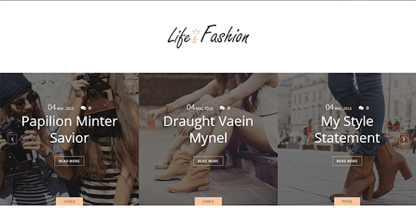 Life Fashion Blogger Template