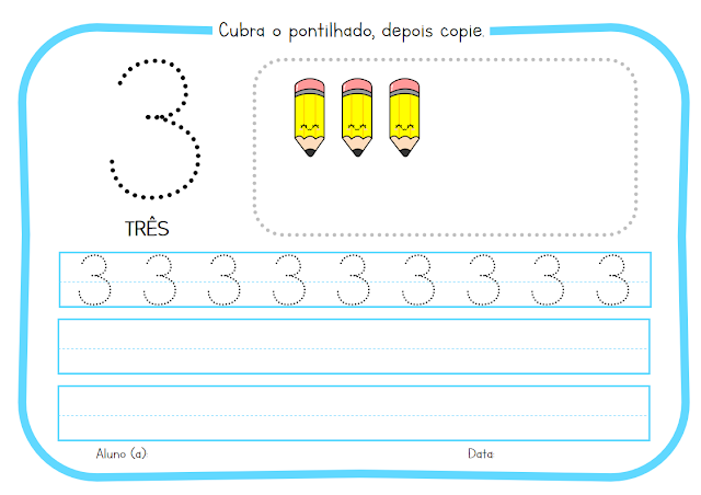 Atividade Numeral Educação Infantil