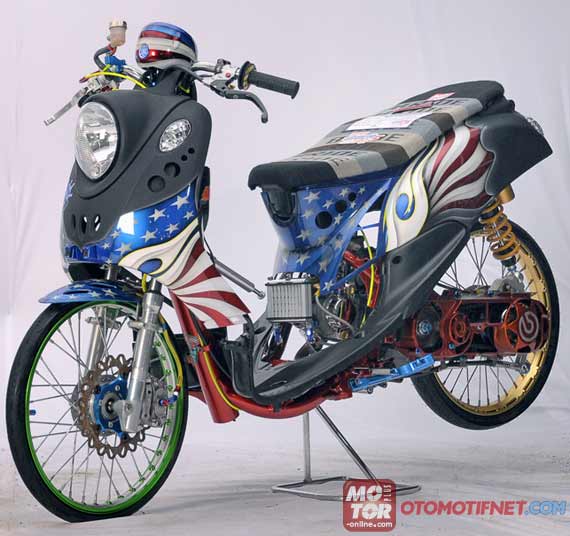 Modifikasi Yamaha Mio Soul Moto Racing Terbaru