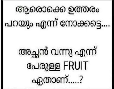 Achan Vannu Ennu Perulla Fruit Ethanu