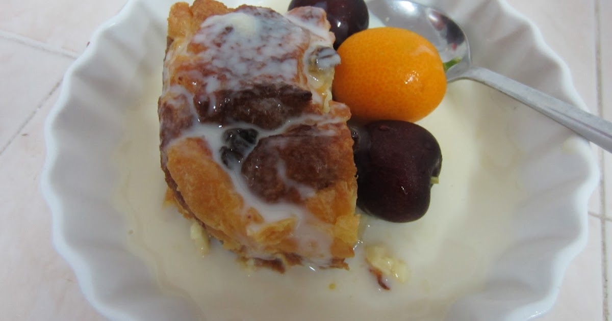 Dari Dapur Maklong: Puding Roti Bersos Krim lagi dan lagi