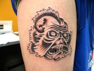 Scream & Scary of Monster Tattoo