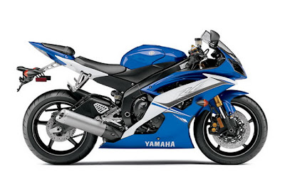 2011 Yamaha YZFR6 Blue