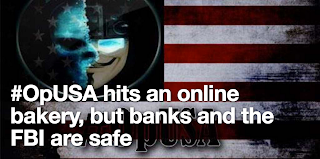 #OpUSA hits an online bakery, but banks and the FBI are safe