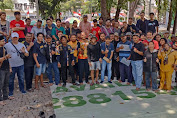 Sambut HUT RI Ke-77 LSM GMBI Giat Acara Peduli Lingkungan di Alun-Alun Kota Bekasi
