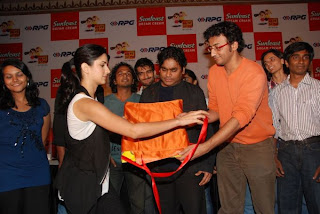 Katrina at Rhyme Skool Launch with AR Rahman