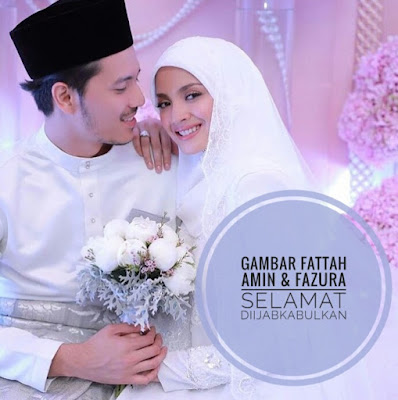 fattah amin dan fazura bernikah, fattah amin dan fazura selamat diijabkabulkan, gambar perkahwinan fattah amin dan fazura, Majlis pernikahan fattah amin dan fazura, 