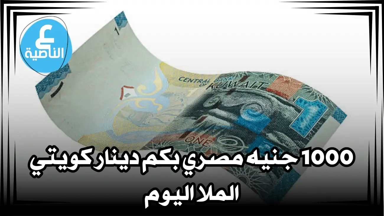 1000 جنيه مصري بكم دينار كويتي الملا اليوم