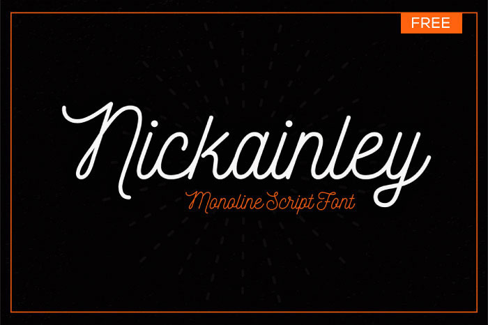 Nickainley Script Font