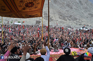  جناب علامیہ ساجد علی نقوی کی روندو آمد۔ عوام اور ایس یو سی کی جانب سے پرُجوش استقبال