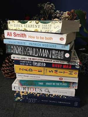 Pile of books read in 2017. Copyright Sophie Blackman