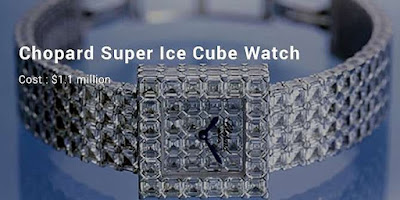 jam arloji termahal chopard super ice cube