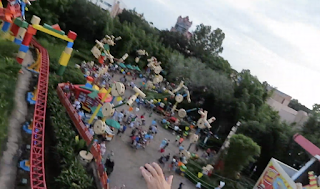 Toy Story Land From First Drop of Slinky Dog Dash Walt Disney World