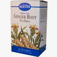 iHerb Coupon Code YUR555 Alvita Teas, Ginger Root Tea Bags, Caffeine Free, 24 Tea Bags, 2.12 oz (60 g)