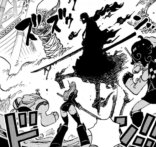 ワンピース 1112話 ナス寿郎聖 馬骨 ONE PIECE Chapter 1112