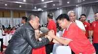 Danlantamal I Beserta Forkopimda Provinsi Sumatera Utara Nobar Semi Final Piala Asia U-23 Tahun 2024  