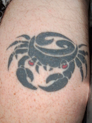 Scorpio Zodiac Tribal Tattoo Symbol Cancer Zodiac Tattoos Crabs Symbol Sign 