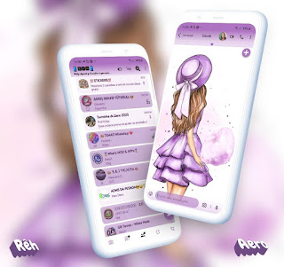 Back Girls Theme For YOWhatsApp & Aero WhatsApp By Reh