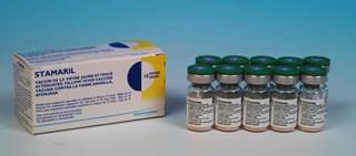 Uso da vacina Stamaril contra a febre amarela ,por causa do esgotamento total da YF-Vax nos EUA