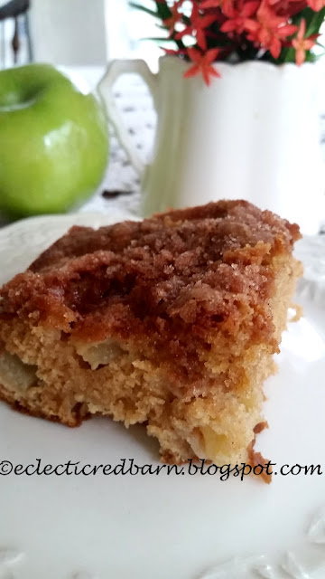 Eclectic Red Barn: Fresh Apple Cake