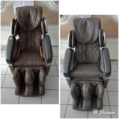 Replacing the leather of the massage chair