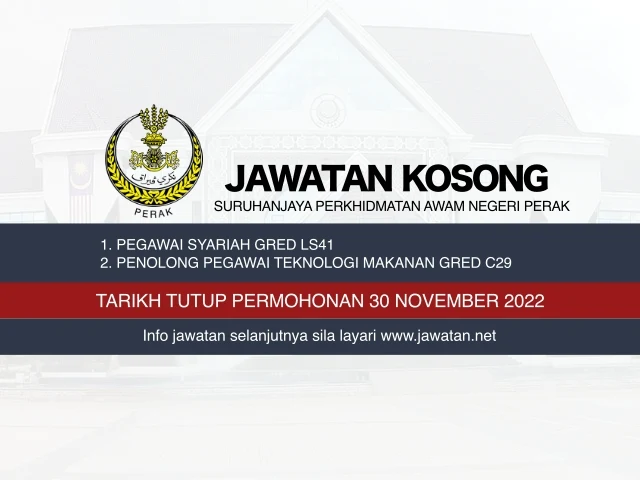 Jawatan Kosong SPA Perak November 2022