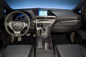 Interior view of 2014 Lexus RX 350 F-Sport