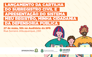 Com apresentação de cartilha e sistema de informações, ação quer reduzir número de pessoas sem registro civil no Ceará