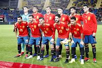 SELECCIÓN DE ESPAÑA - Temporada 2018-19 - Kepa Aririzabalaga, Rodri Hernández, Diego Llorente, Mario Hermoso, Marco Asensio y Álvaro Morata; Jonny Otto, José Luis Gayá, Dani Ceballos, Isco Alarcón y Suso. SELECCIÓN DE ESPAÑA 1 (Brais Méndez) SELECCIÓN DE BOSNIA Y HERZEGOVINA 0. 18/11/2018. Partido internacional amistoso. Las Palmas de Gran Canaria, España, estadio de Gran Canaria.