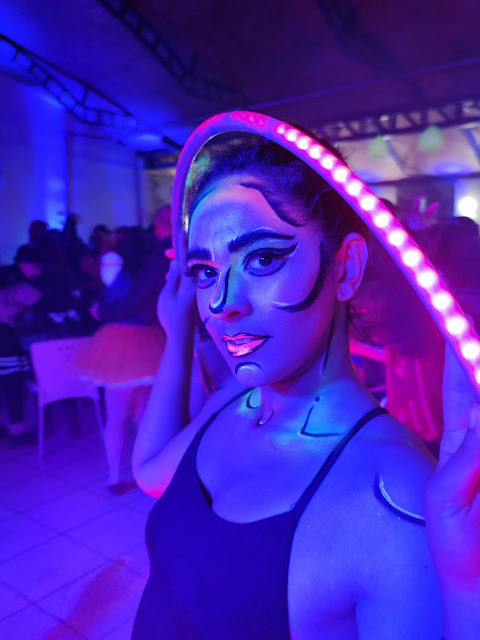 Atração Bambolê de luzes para animar pista de dança em festa de empresa Curitiba.