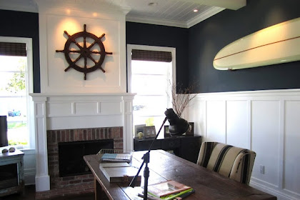 Pirate Decor For Home / 18" Wood / Brass Ship Wheel ~ Nautical Maritime Wall Decor ... / It was a very rainy night, but enough kids braved the weather to make it all worth it.
