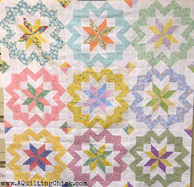 A Quilting Chick - Star Surround