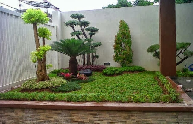 gambar taman rumah minimalis