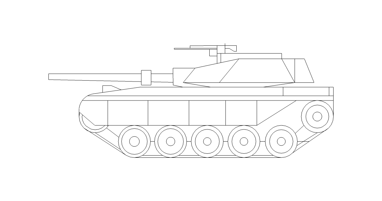 Belajar Menggambar MENGGAMBAR TANK