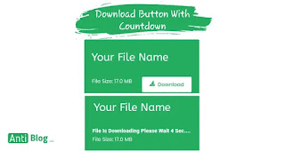 Download button with countdown