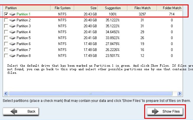 Pilih Partisi Hardisk