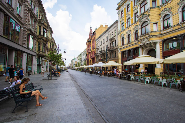 Palazzi su Ulica Piotrowska-Lodz