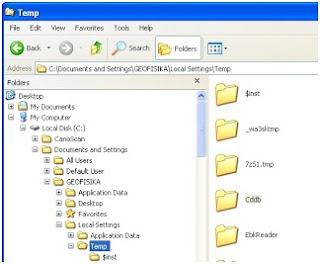 Membersihkan file sampah windows secara manual