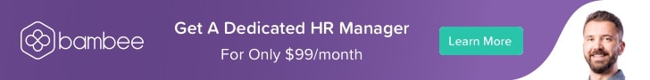 Get a dedicated HR manager for only $99/month